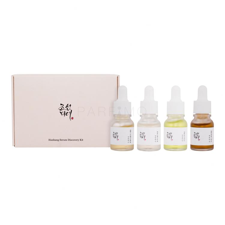Beauty of Joseon Hanbang Serum Discovery Kit Geschenkset Gesichtsserum Ginseng Snail Mucin Revive Serum 10 ml + Gesichtsserum Glow Deep Serum Rice Alpha-Arbutin 10 ml + Gesichtsserum Glow Serum Propolis Niacinamide 10 ml + Gesichtsserum Calming Serum Green Tea Panthenol 10 ml
