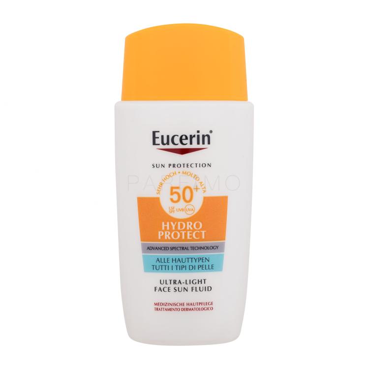 Eucerin Sun Hydro Protect Ultra-Light Face Sun Fluid SPF50+ Sonnenschutz fürs Gesicht für Frauen 50 ml