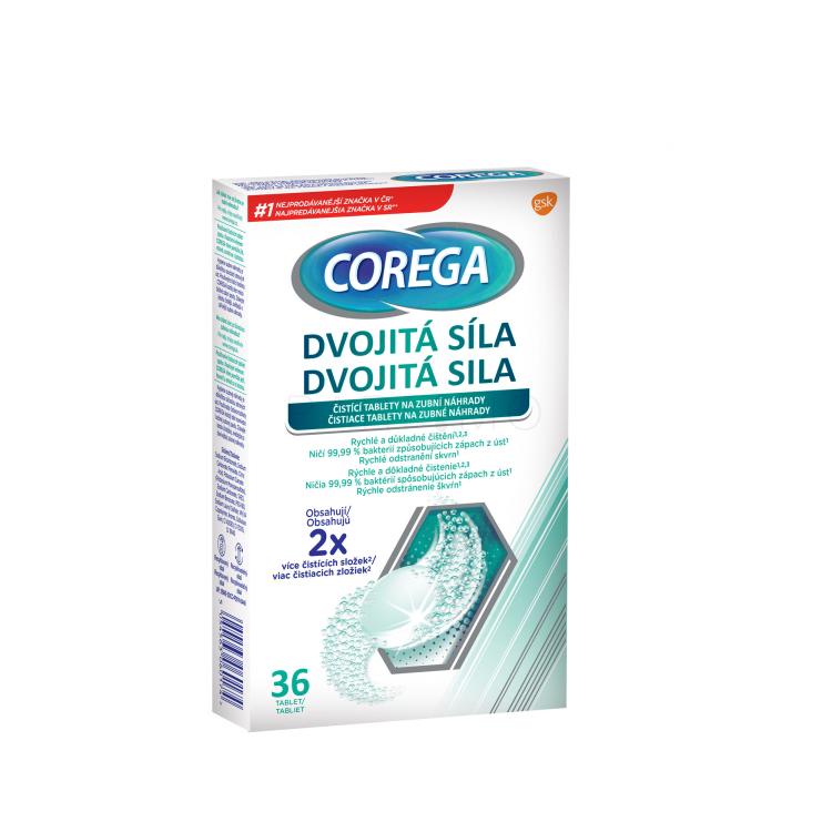 Corega Tabs Double Strength Reinigungstabletten und Lösungen Set