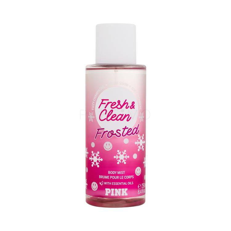 Victoria´s Secret Pink Fresh &amp; Clean Frosted Körperspray für Frauen 250 ml