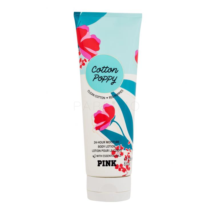 Victoria´s Secret Pink Cotton Poppy Körperlotion für Frauen 236 ml