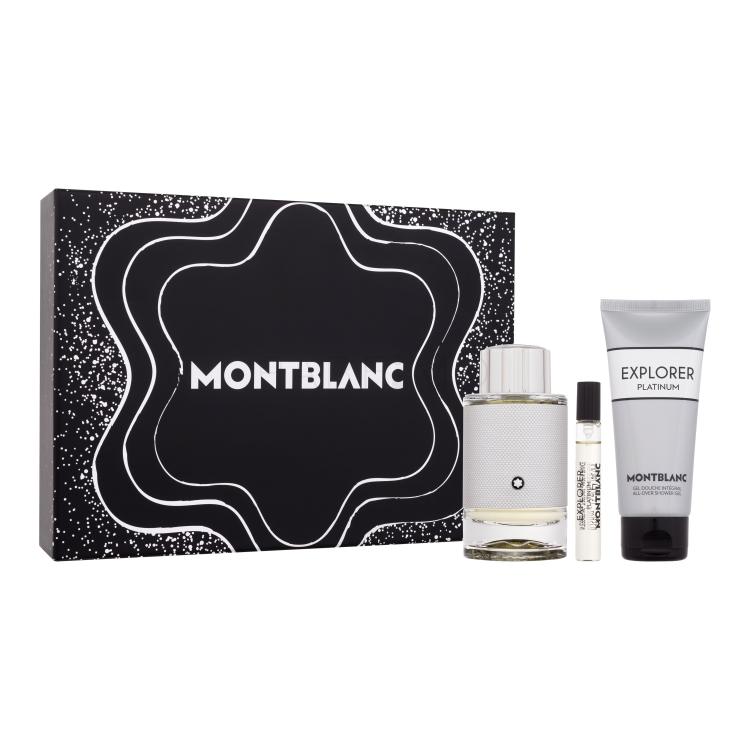 Montblanc Explorer Platinum Geschenkset Eau de Parfum 100 ml + Duschgel 100 ml + Eau de Parfum 7,5 ml