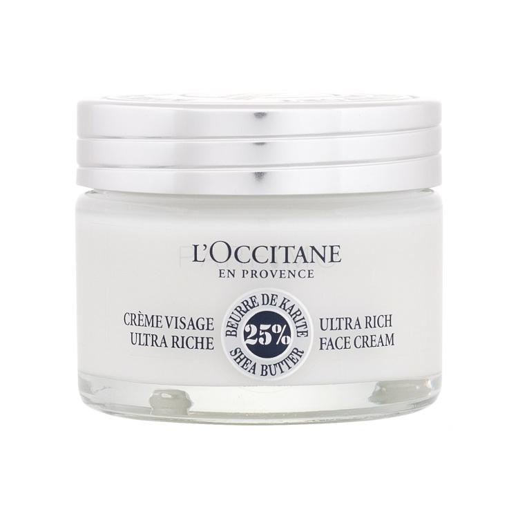 L'Occitane Shea Butter Ultra Rich Face Cream Tagescreme für Frauen 50 ml