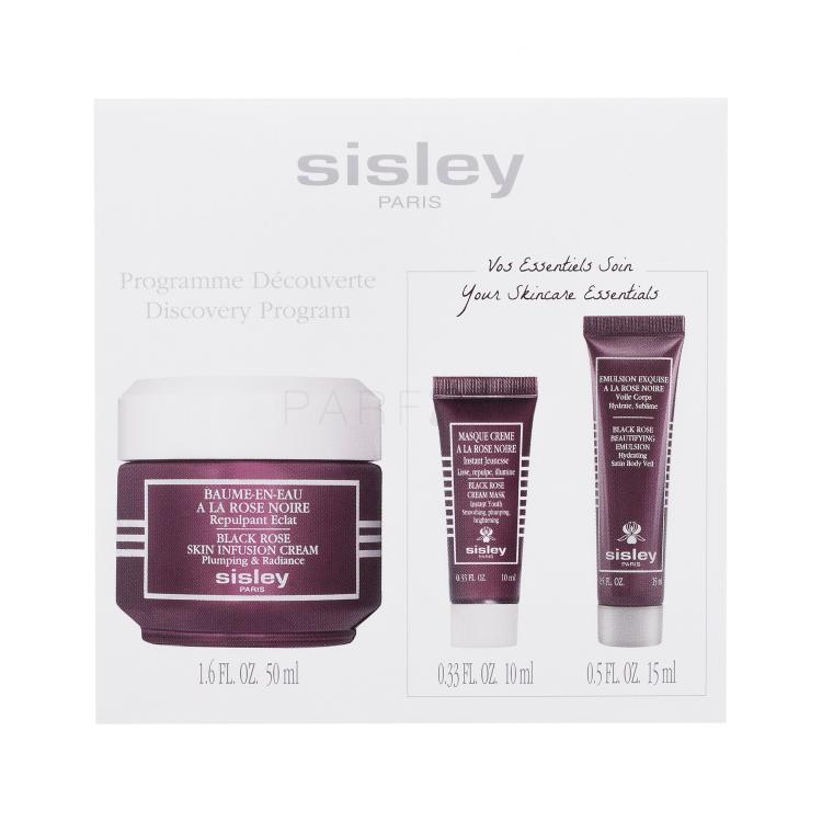 Sisley Black Rose Discovery Program Geschenkset Tagescreme Black Rose Skin Infusion Cream 50 ml + Gesichtsmaske Black Rose Cream Mask 10 ml + Körpermilch Black Rose Beautifying Emulsion 15 ml