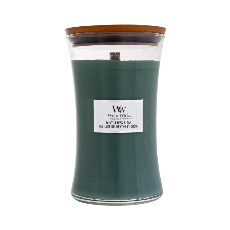 WoodWick Mint Leaves &amp; Oak Duftkerze 610 g