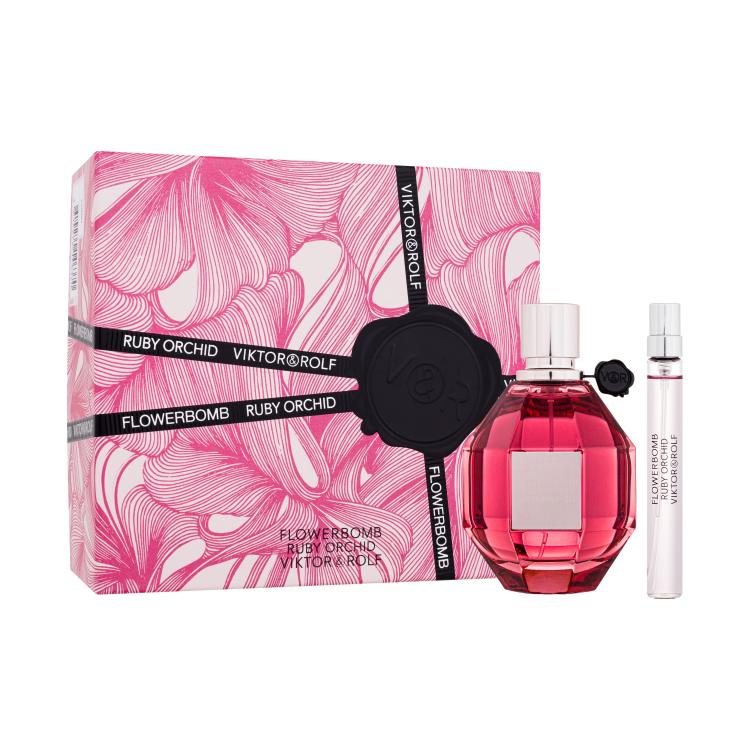 Viktor &amp; Rolf Flowerbomb Ruby Orchid Geschenkset Eau de Parfum 100 ml + Eau de Parfum 10 ml
