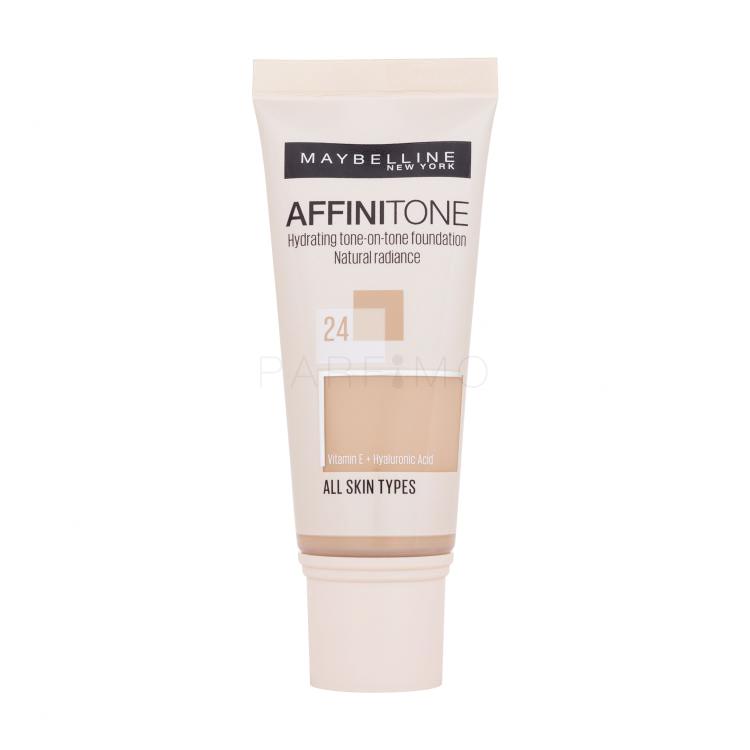Maybelline Affinitone Foundation für Frauen 30 ml Farbton  24 Golden Beige