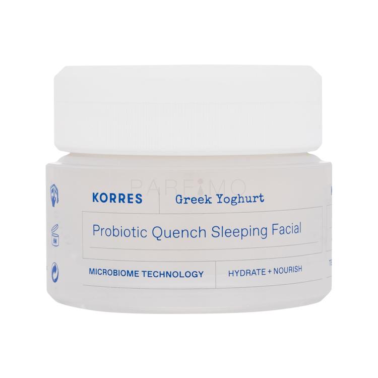Korres Greek Yoghurt Probiotic Quench Sleeping Facial Nachtcreme für Frauen 40 ml