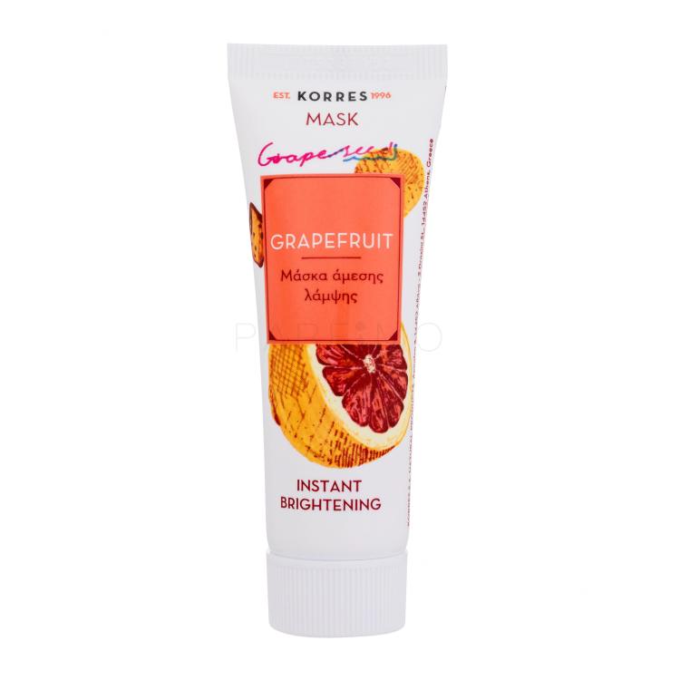 Korres Grapefruit Instant Brightening Mask Gesichtsmaske für Frauen 18 ml