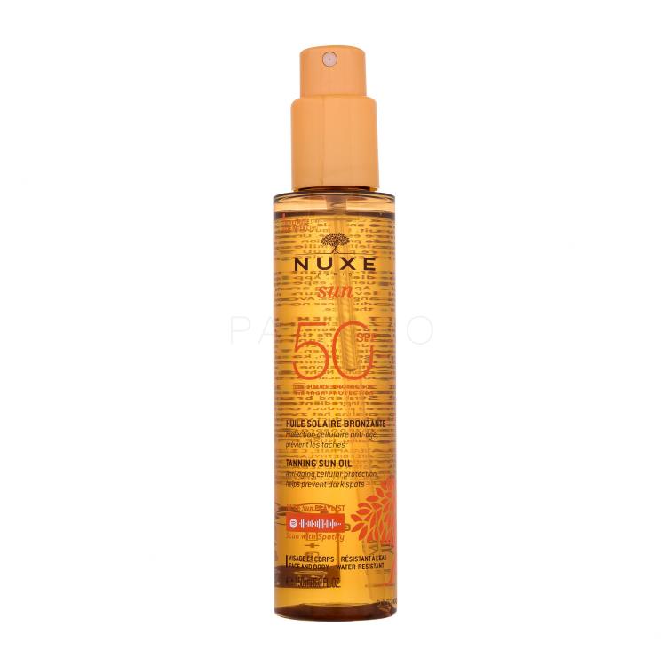 NUXE Sun Tanning Sun Oil SPF50 Sonnenschutz 150 ml