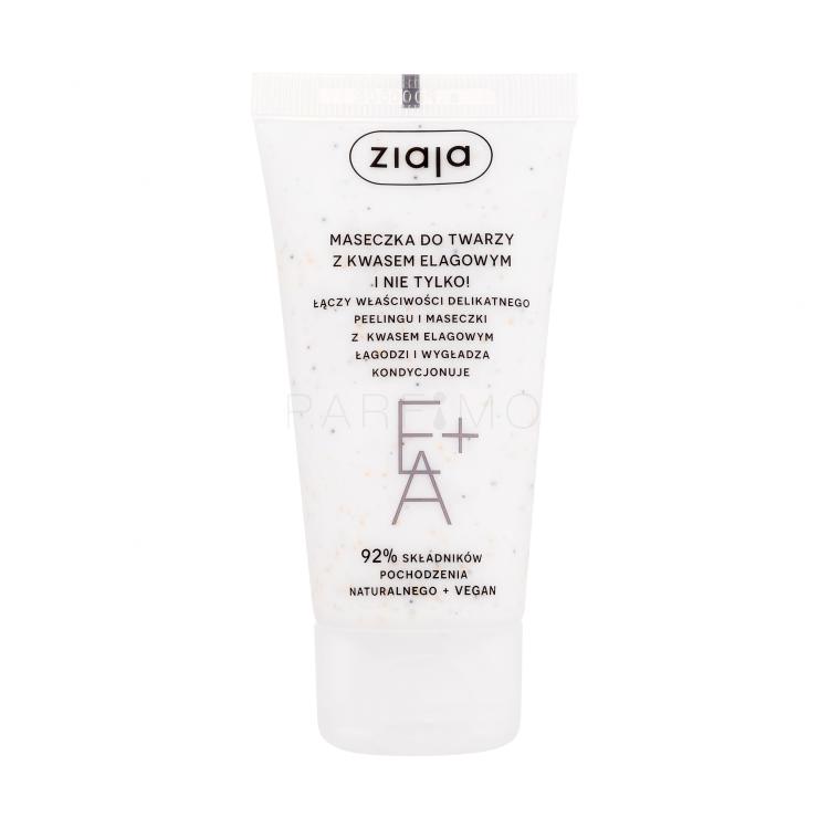 Ziaja Face Mask + Scrub With Elagic Acid Gesichtsmaske für Frauen 55 ml