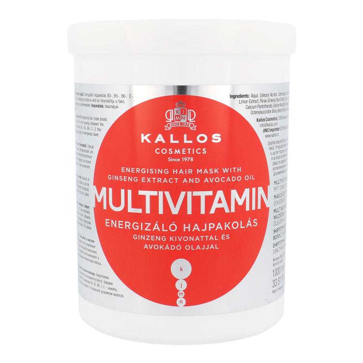 Kallos Cosmetics Multivitamin Haarmaske für Frauen 1000 ml