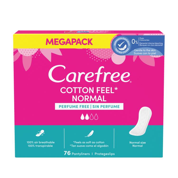 Carefree Cotton Feel Normal Slipeinlage für Frauen Set