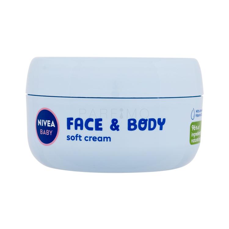 Nivea Baby Face &amp; Body Soft Cream Tagescreme für Kinder 200 ml
