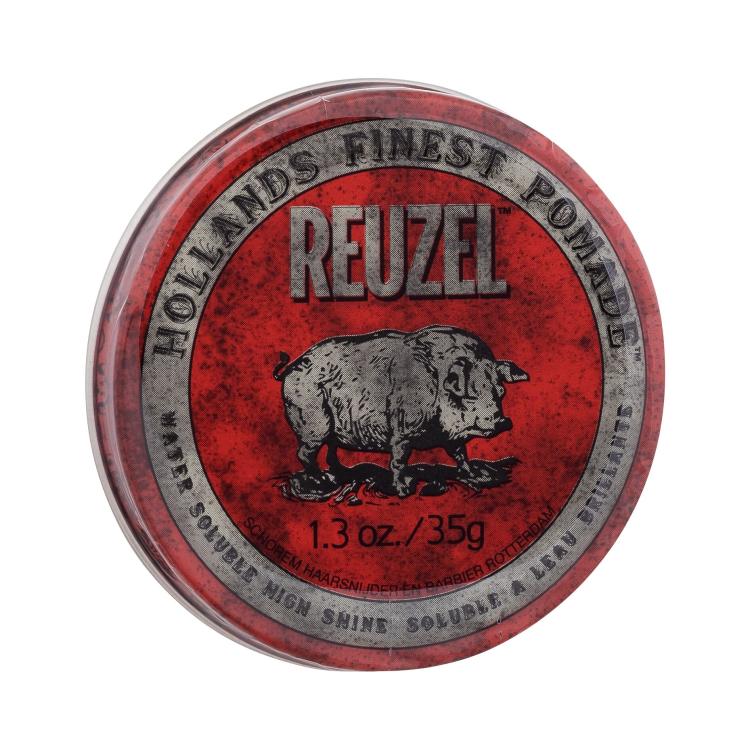 Reuzel Hollands Finest Pomade Water Soluble High Shine Haargel für Herren 35 g
