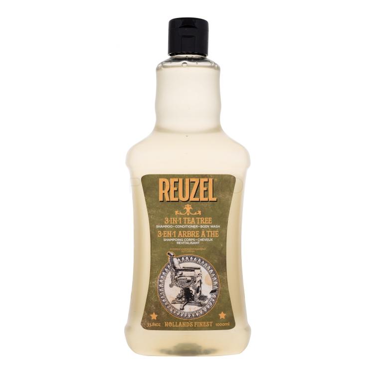Reuzel 3 in 1 Tea Tree Shampoo für Herren 1000 ml