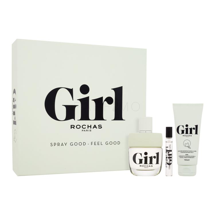 Rochas Girl Geschenkset Eau de Toilette 100 ml + Körperbalsam 100 ml + Eau de Toilette 7,5 ml