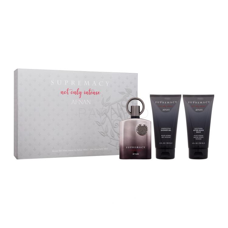 Afnan Supremacy Not Only Intense Geschenkset Extrait de Parfum 100 ml + After-Shave-Balsam 150 ml + Duschgel 150 ml