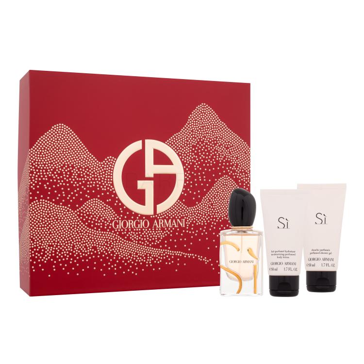 Giorgio Armani Sì Geschenkset Eau de Parfum 50 ml + Körperlotion 50 ml + Duschgel 50 ml