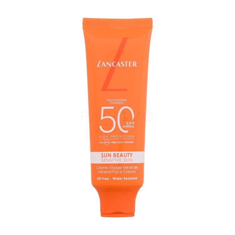 Lancaster Sun Beauty Sensitive Skin Mineral Face Cream SPF50 Sonnenschutz fürs Gesicht 50 ml
