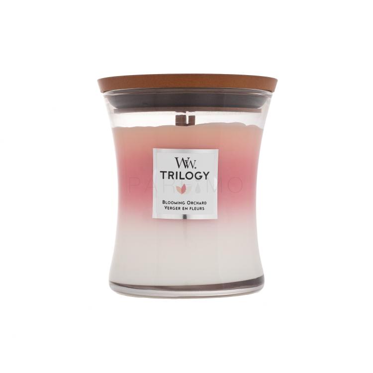 WoodWick Trilogy Blooming Orchard Duftkerze 275 g