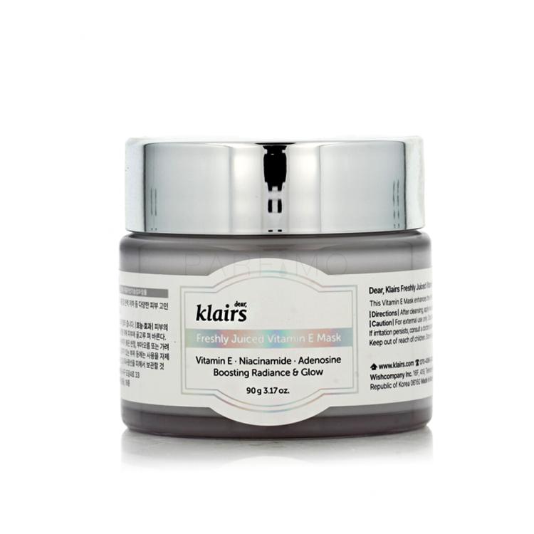 Dear, Klairs Freshly Juiced Vitamin E Mask Gesichtsmaske 90 g