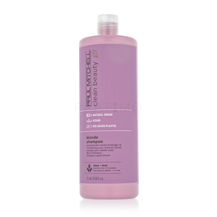 Paul Mitchell Clean Beauty Color Protect Blonde Shampoo Shampoo für Frauen 1000 ml