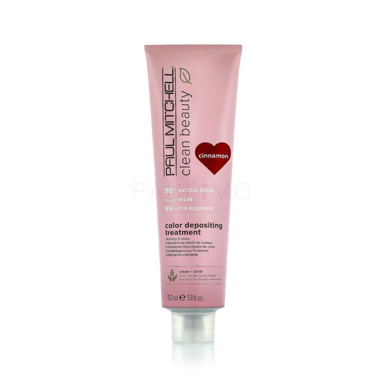 Paul Mitchell Clean Beauty Color Protect Color Depositing Treatment Haarmaske für Frauen 150 ml Farbton  Cinnamon