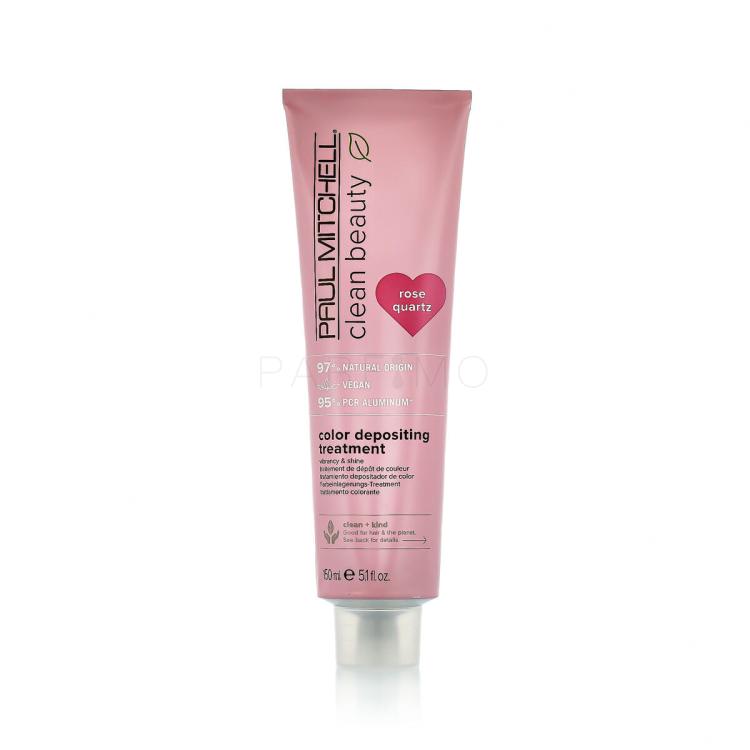 Paul Mitchell Clean Beauty Color Protect Color Depositing Treatment Haarmaske für Frauen 150 ml Farbton  Rose Quartz