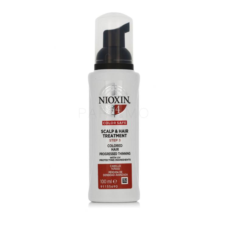 Nioxin System 4 Color Safe Scalp &amp; Hair Treatment Pflege ohne Ausspülen für Frauen 100 ml
