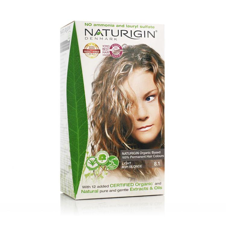 Naturigin Permanent Hair Colour Haarfarbe 115 ml Farbton  Light Ash Blonde 8.1