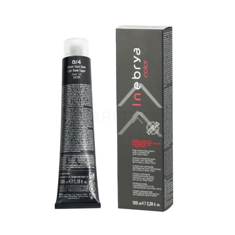 Inebrya Color Haarfarbe 100 ml Farbton  8/4 Light Blonde Copper
