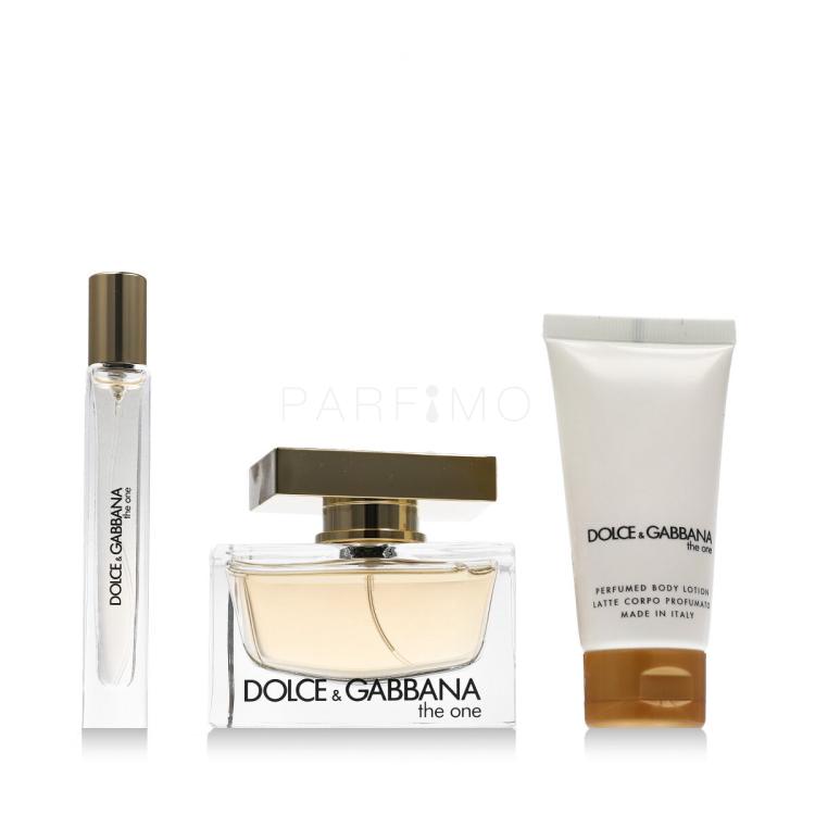 Dolce&amp;Gabbana The One Geschenkset Eau de Parfum 75 ml + Körperlotion 50 ml + Eau de Parfum 10 ml