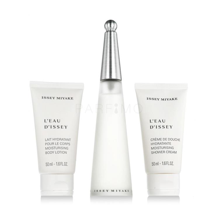 Issey Miyake L&#039;Eau D&#039;Issey Geschenkset Eau de Toilette 50 ml + Körpermilch 50 ml + Duschgel 50 ml
