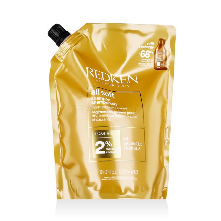 Redken All Soft Shampoo Shampoo für Frauen Nachfüllung 500 ml