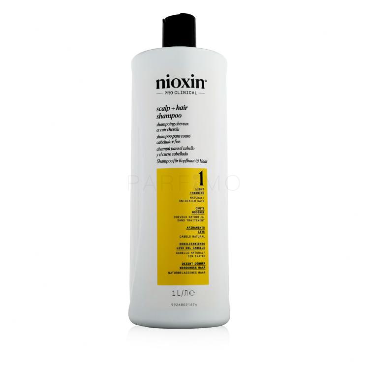 Nioxin System 1 Scalp + Hair Shampoo Shampoo für Frauen 1000 ml