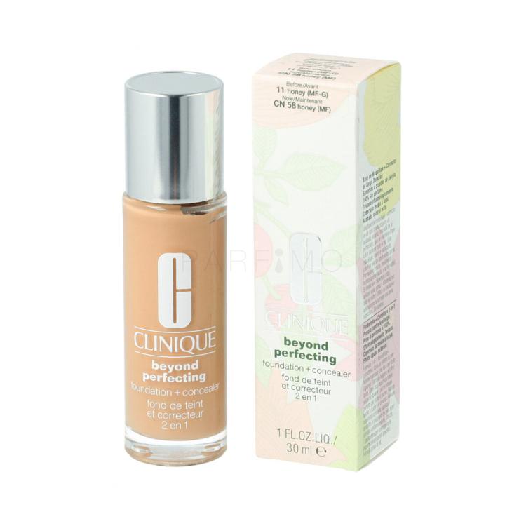 Clinique Beyond Perfecting Foundation + Concealer Foundation für Frauen 30 ml Farbton  11 Honey MF-G