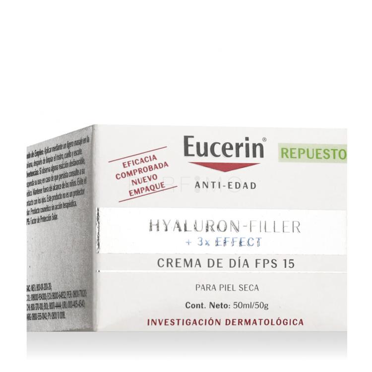 Eucerin Hyaluron-Filler + 3x Effect Day Care SPF15 Tagescreme für Frauen Nachfüllung 50 ml