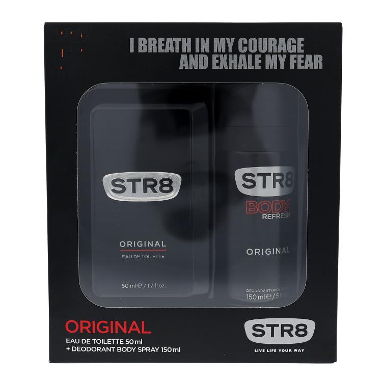 STR8 Original Geschenkset Edt 50 ml + Deodorant 150 ml