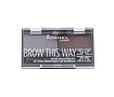 Kit et palette sourcils Rimmel London Brow This Way 2,4 g 003 Dark Brown