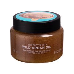 Körperpeeling The Body Shop Wild Argan Oil Exfoliating Gel Body Scrub 250 ml