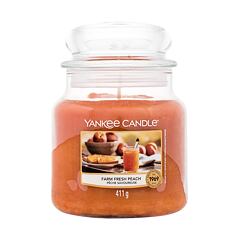 Bougie parfumée Yankee Candle Farm Fresh Peach 411 g