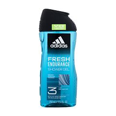 Gel douche Adidas Fresh Endurance Shower Gel 3-In-1 New Cleaner Formula 250 ml