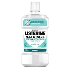 Bain de bouche Listerine Naturals Teeth Protection Mild Taste Mouthwash 500 ml