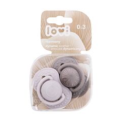 Sucette LOVI Harmony Dynamic Soother Girl 0-3m 2 St.