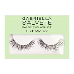 Faux cils Gabriella Salvete False Eyelash Kit Light & Wispy 1 St.