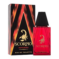 Eau de toilette Scorpio Inferno 75 ml boîte endommagée