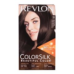 Haarfarbe  Revlon Colorsilk Beautiful Color 59,1 ml 33 Dark Soft Brown Beschädigte Schachtel