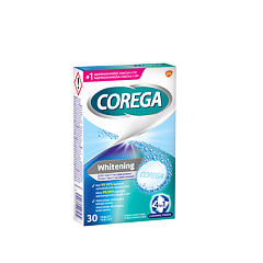 Reinigungstabletten und Lösungen Corega Tabs Whitening 30 St.