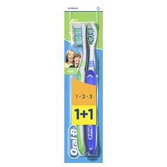 Brosse à dents Oral-B 1-2-3 Fresh Medium 2 St.